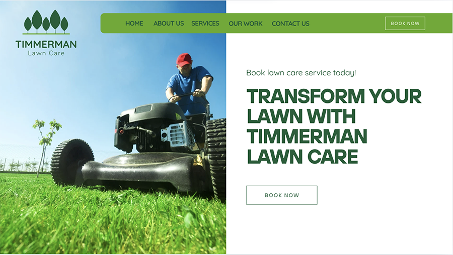 Timmerman Website Example